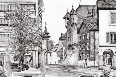 Sierre Switzerland by Vincent Alexander Booth